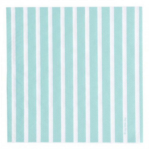 Guardanapos Verde Menta Riscas